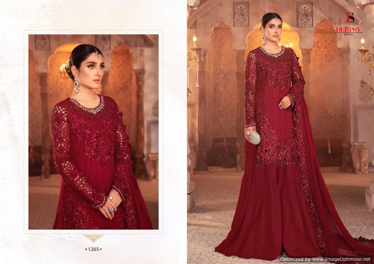Deepsy Maria B Nx Embroidered 21 Georgette Wedding Wear Heavy Pakistani Salwar Kameez